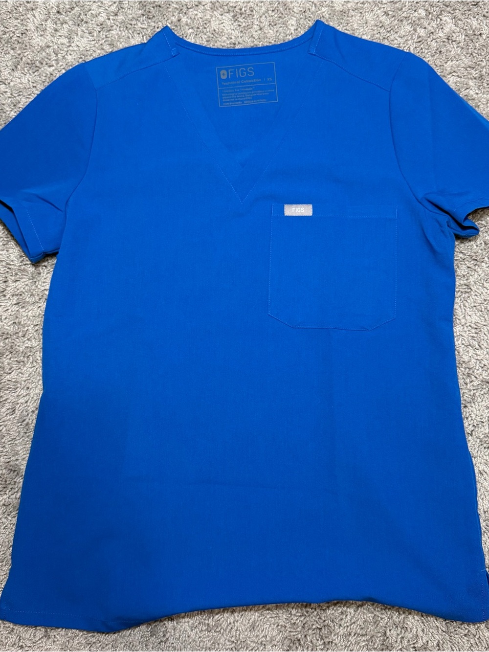 Figs Women’s Royal Blue Caterina Scrub Top